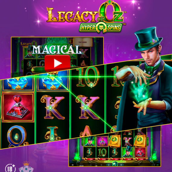 Double reward points on Legacy of Oz™ (New game!)